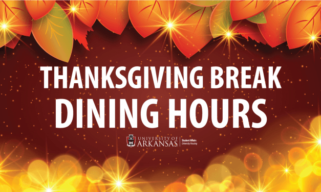 DINING HALLS HOURS OF OPERATION DURING THANKSGIVING BREAK
